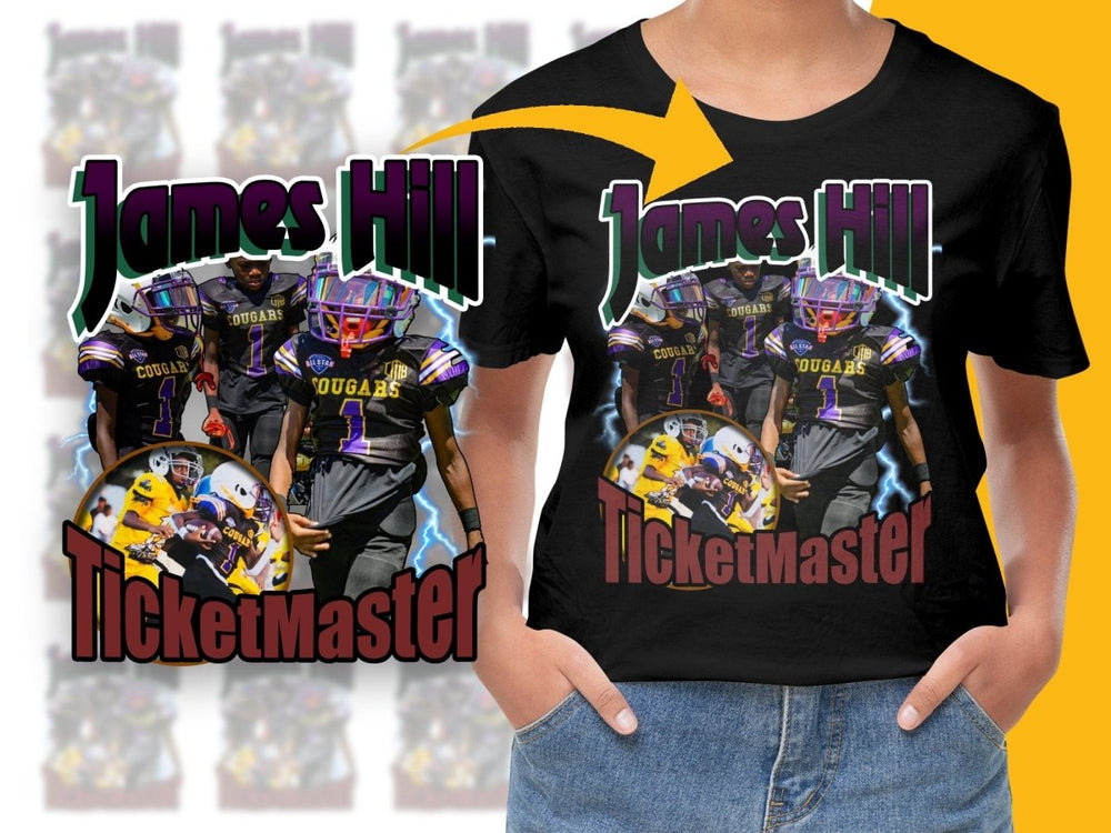 James Hill Cougars Ticketmaster Graphic PNG File - Teepew