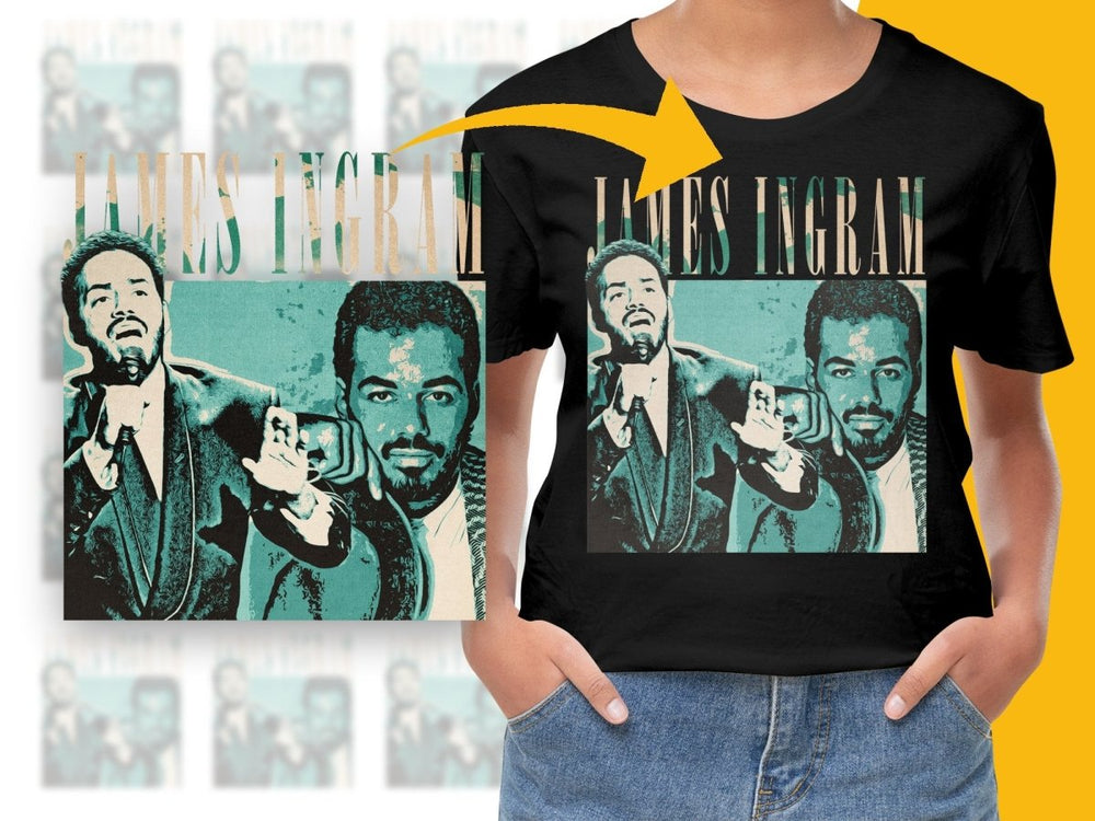 JAMES INGRAM Music Homage PNG File - Teepew