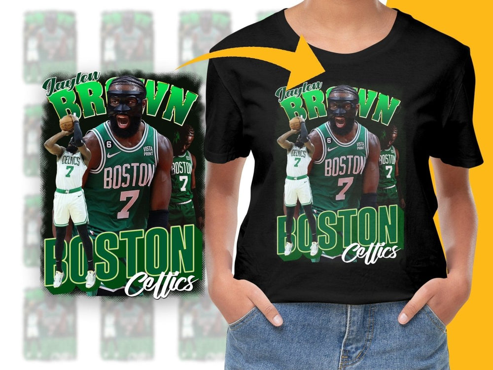 Jaylen Brown Boston Celtics Basketball Star Bootleg PNG File - Teepew