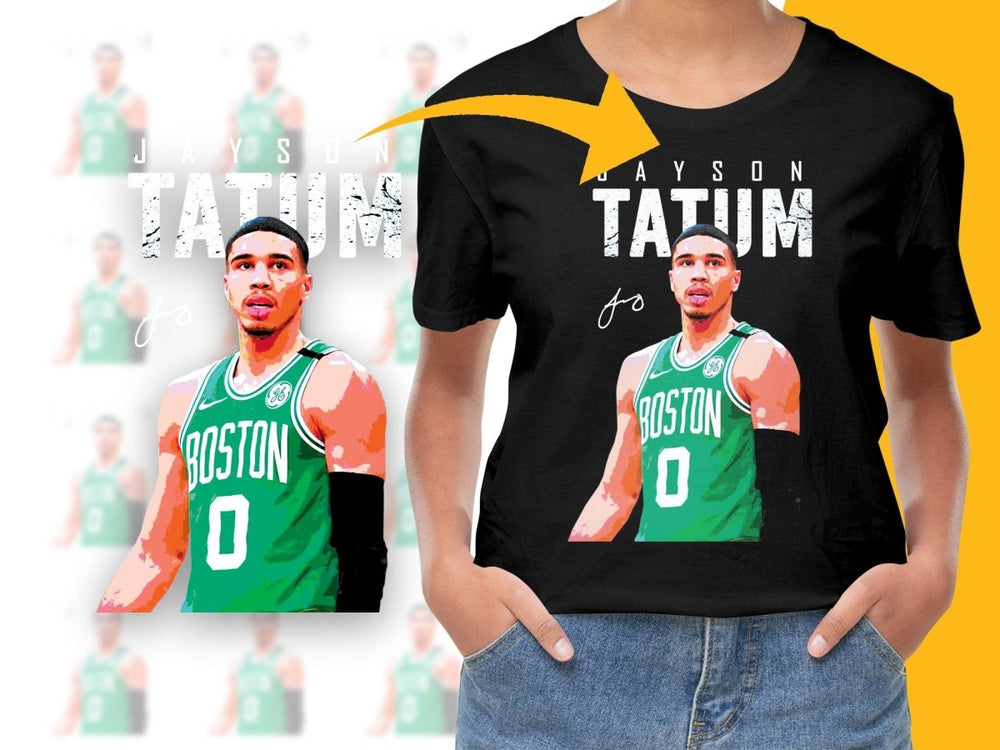 Jayson Tatum Boston Celtics Basketball Player PNG File - Teepew