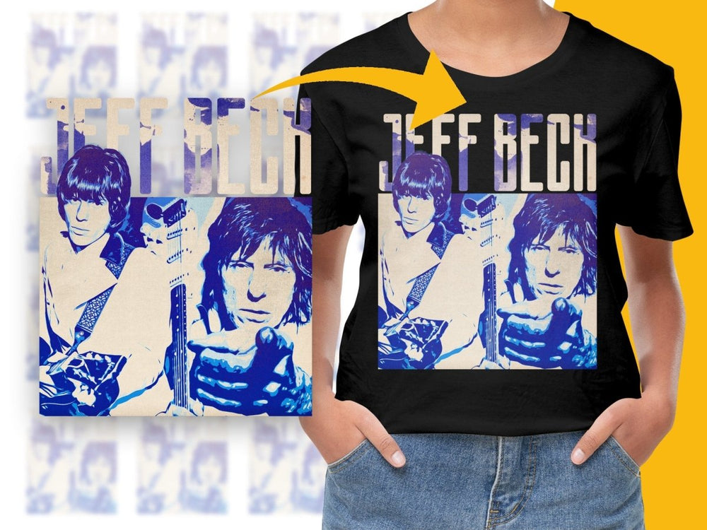 JEFF BECK Music Homage PNG File - Teepew
