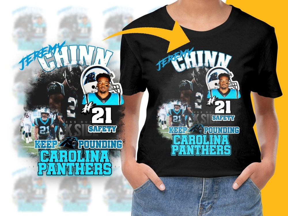 Jeremy Chinn Carolina Panthers Keep Pounding PNG File - Teepew