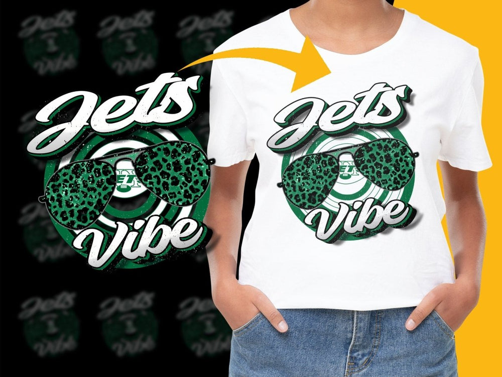 Jets Vibe Graphic Design Unique PNG File - Teepew