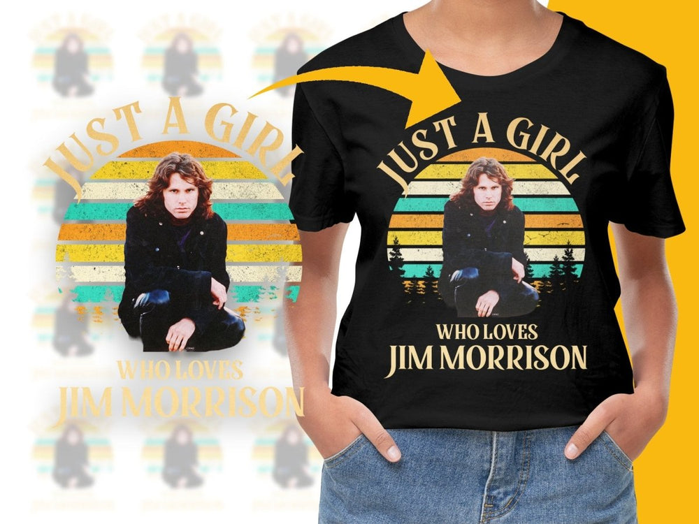 JIM MORRISON Music Homage PNG File - Teepew
