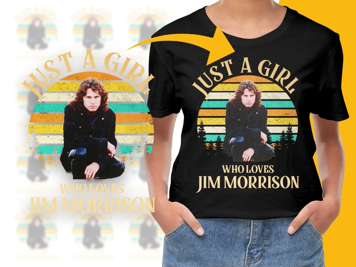 JIM MORRISON Music Homage PNG File - Teepew