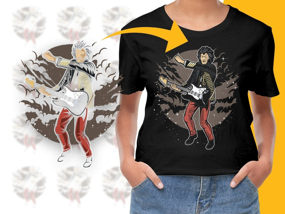 JIMMY HENDRIX Popculture PNG File - Teepew