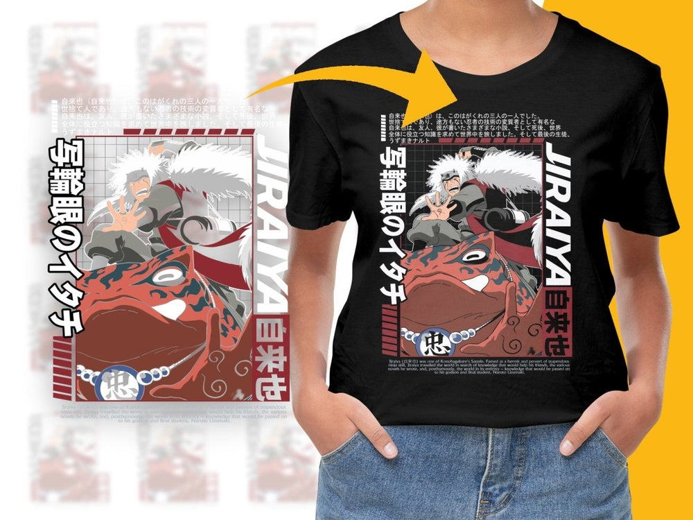 Jiraiya Anime Graphic Wear PNG File - Teepew