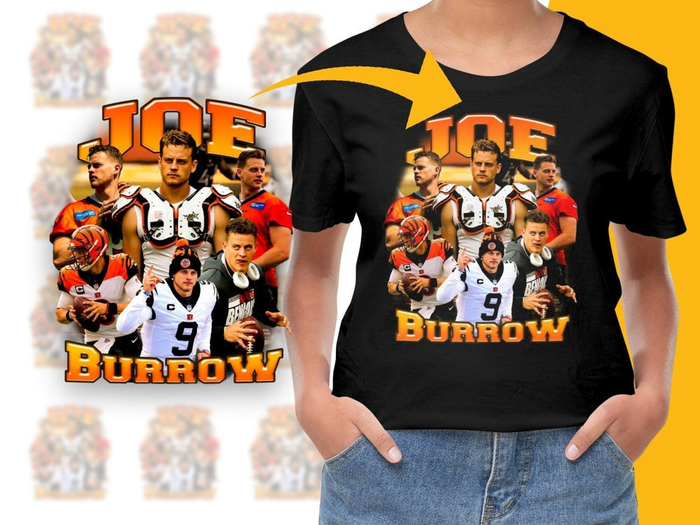 Joe Burrow Bootleg Football Fan Graphic PNG File - Teepew