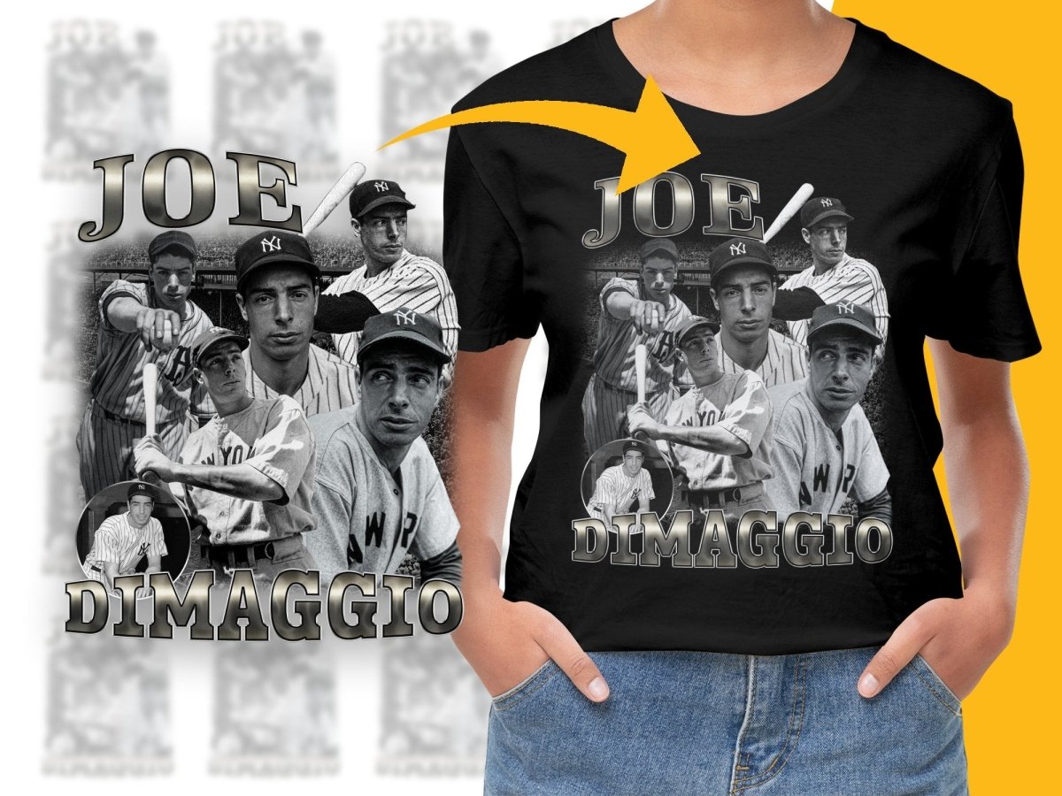 Joe DiMaggio New York Yankees Legends PNG File - Teepew