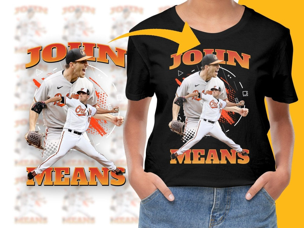John Means Inspired MLB Baseball Bootleg PNG File - Teepew