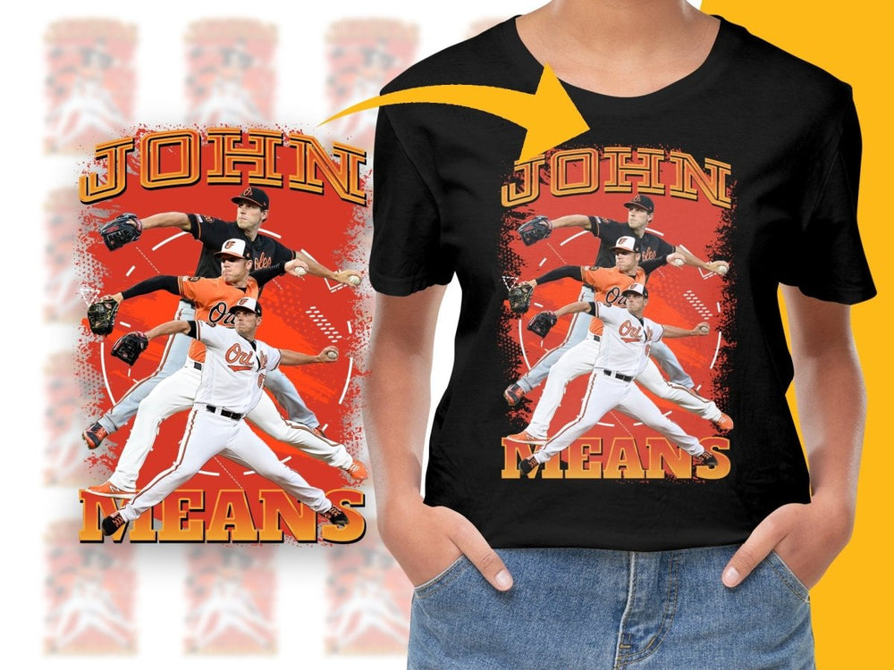 John Means MLB Baseball Bootleg Graphic PNG File - Teepew
