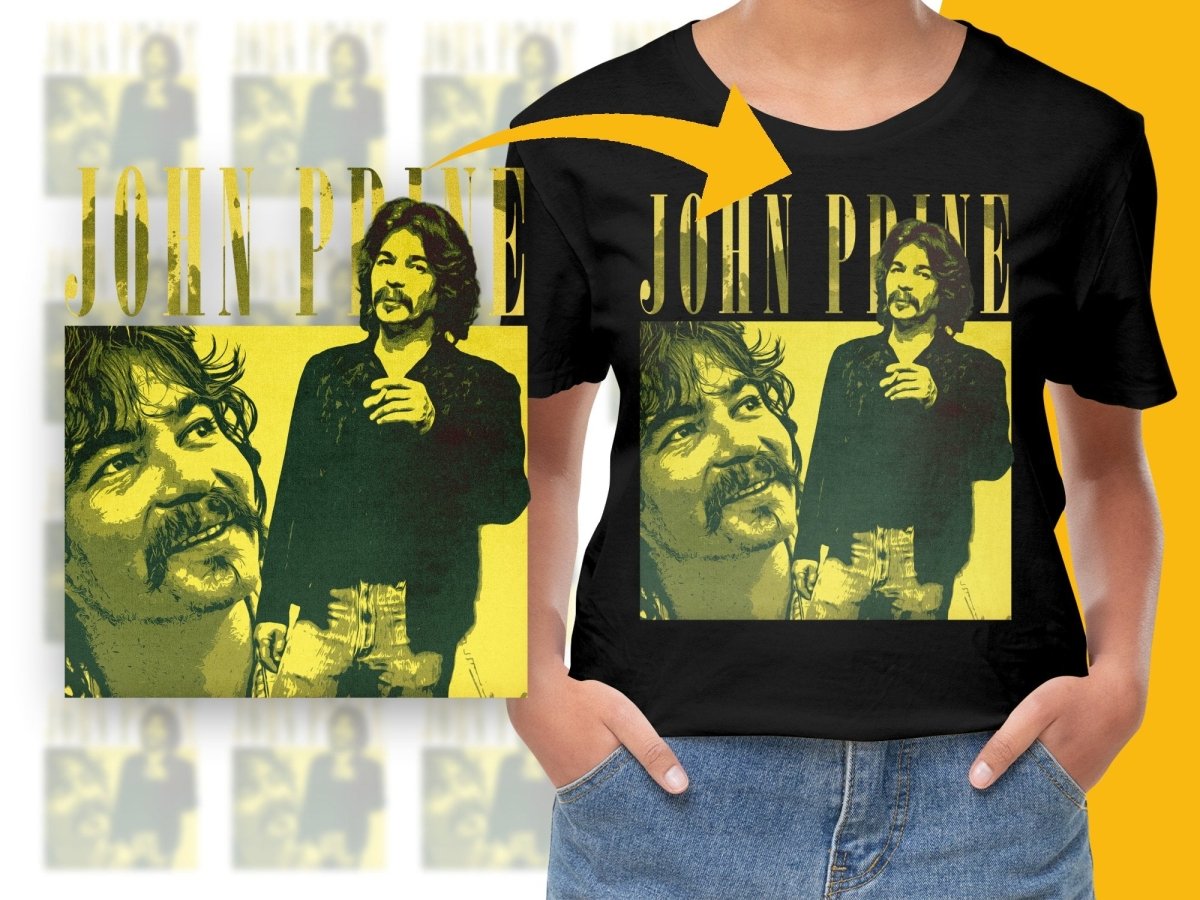 JOHN PRINE Music Homage PNG File - Teepew