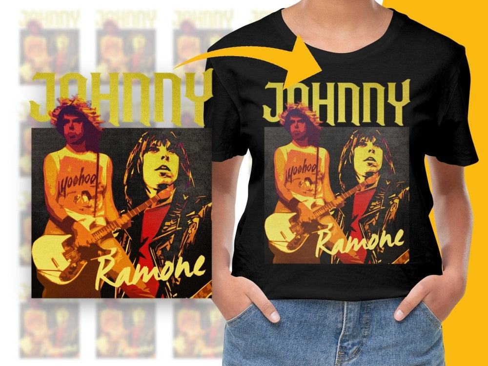 JOHNNY RAMONE Music Homage PNG File - Teepew