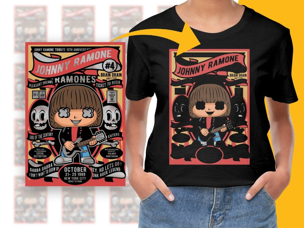 Johnny Ramone Popculture PNG File - Teepew