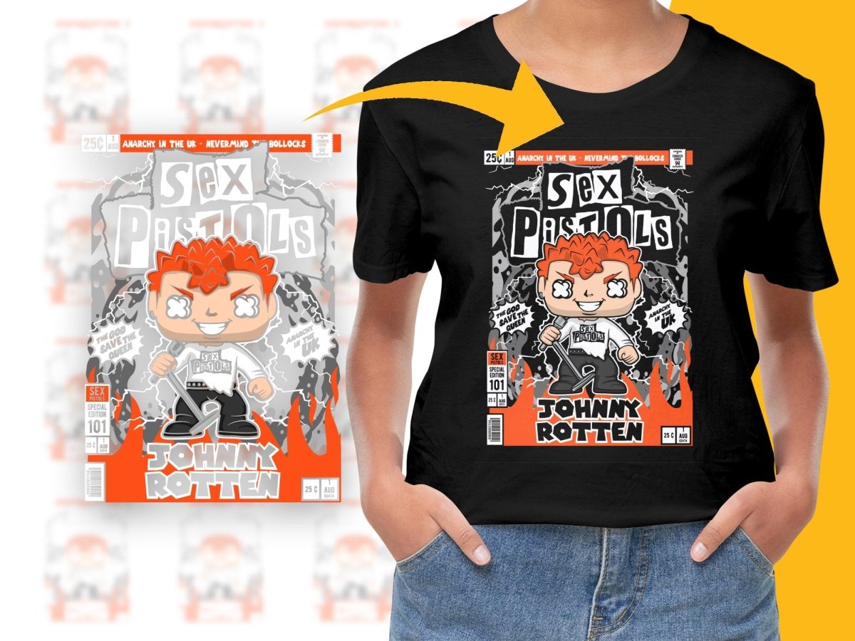 Johnny Rotten Sex Pistols Popculture PNG File - Teepew