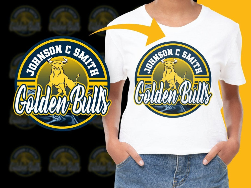 JOHNSON C SMITH GOLDEN BULLS NCAA College PNG File - Teepew