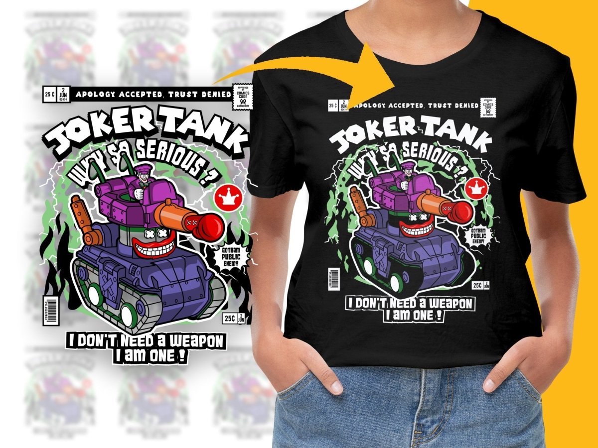 Joker Tank Popculture PNG File - Teepew