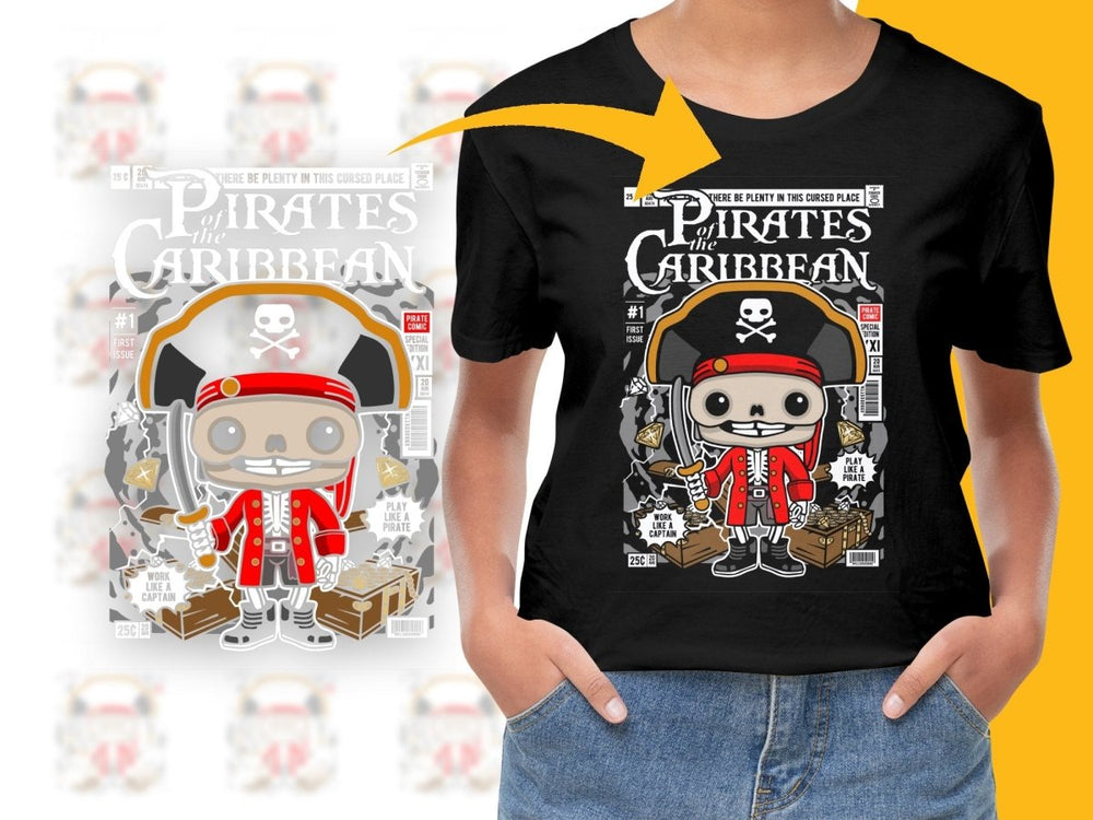 Jolly Roger Pirates Of Carribean Popculture PNG File - Teepew