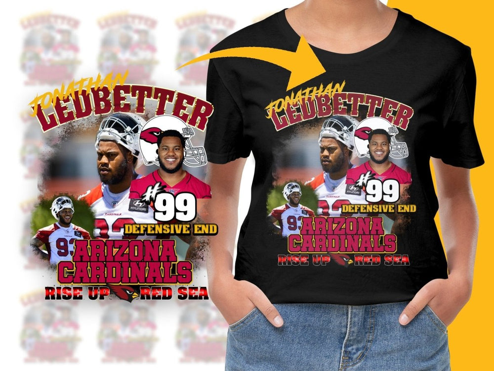 Jonathan Ledbetter Arizona Cardinals Rise Up PNG File - Teepew