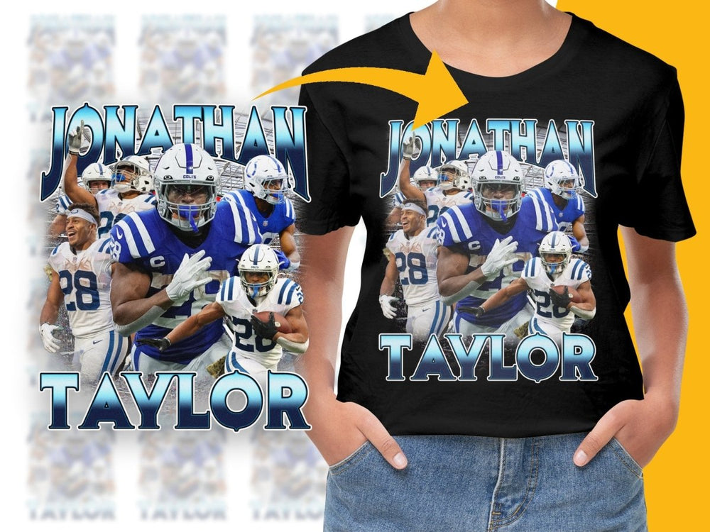Jonathan Taylor Football Bootleg Graphic PNG File - Teepew