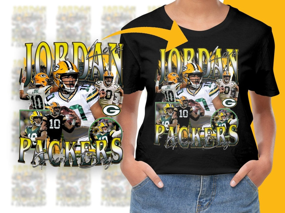 Jordan Love Green Bay Packers Graphic PNG File - Teepew