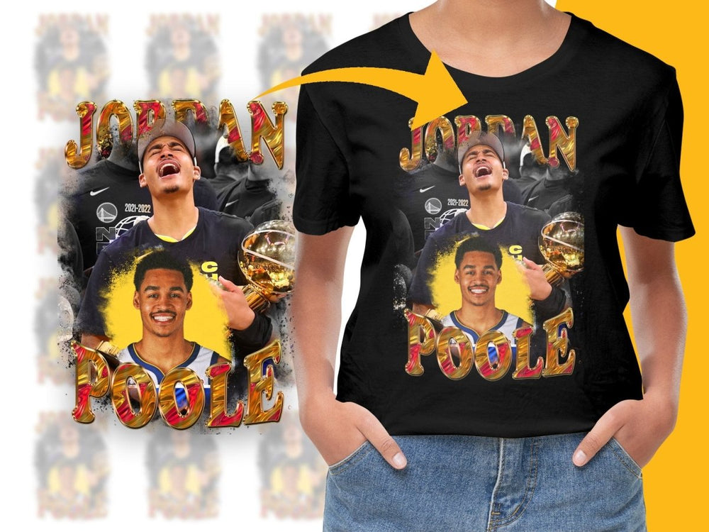 Jordan Poole Champion 2021 - 2022 Season Bootleg PNG File - Teepew
