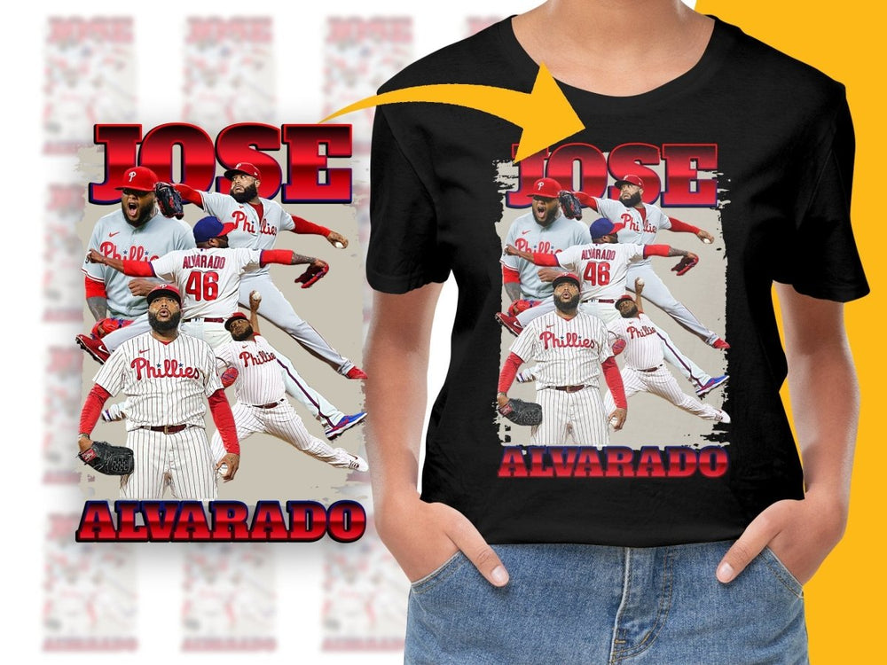 Jose Alvarado MLB Baseball Bootleg PNG File - Teepew