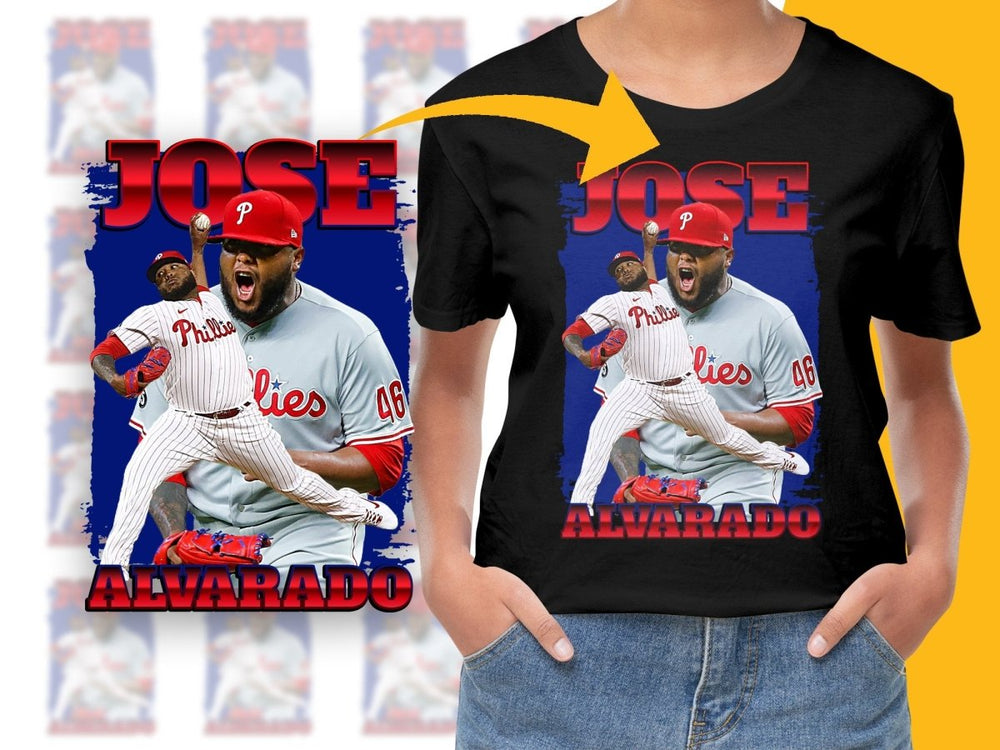 Jose Alvarado MLB Baseball Bootleg PNG File - Teepew