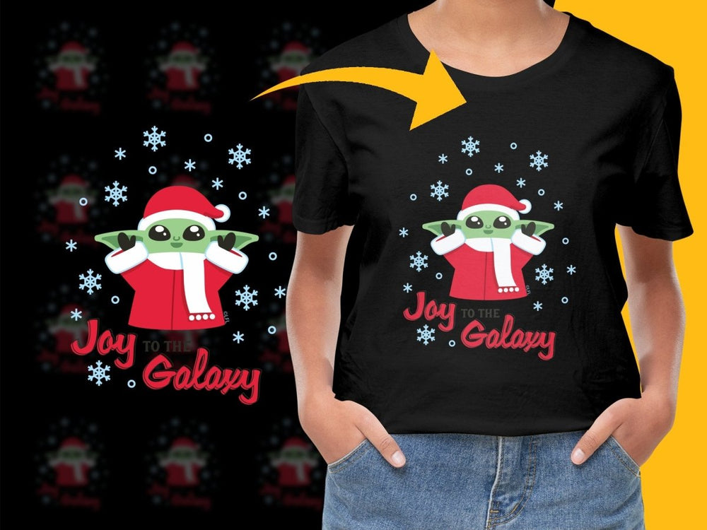 Joy to the Galaxy Christmas Baby Yoda PNG File - Teepew