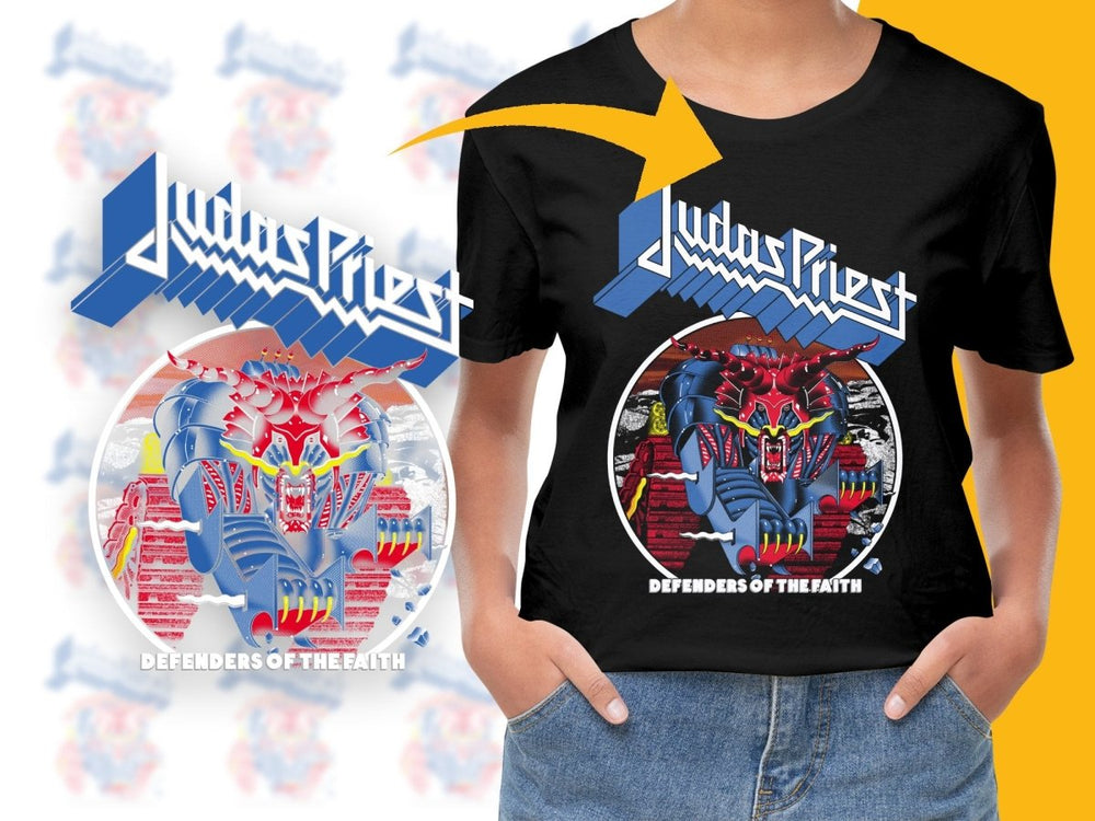 Judas Priest Defenders of the Faith Graphic Band PNG File - Teepew