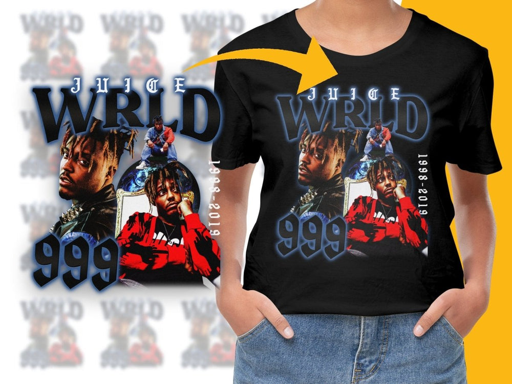 Juice WRLD 999 Tour Bootleg Graphic PNG File - Teepew