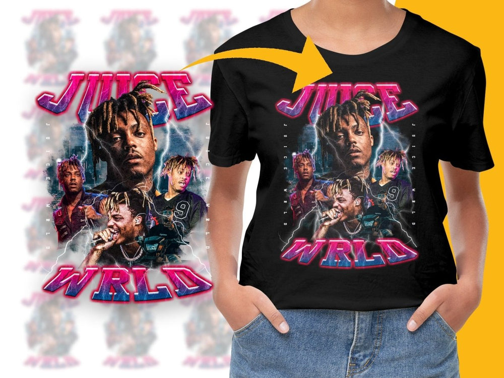 Juice Wrld Bootleg Music Artist Graphic PNG File - Teepew