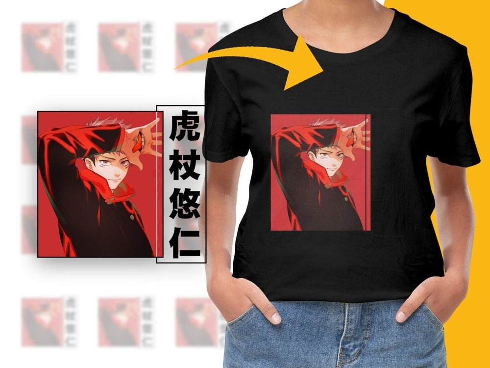 Jujutsu Kaisen Anime Character Yuji Itadori PNG Digital - Teepew