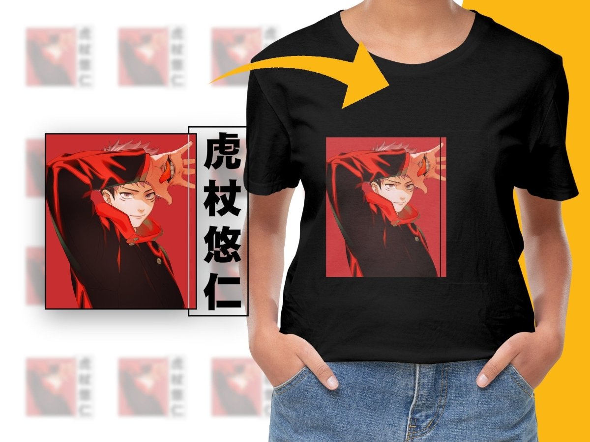 Jujutsu Kaisen Anime Character Yuji Itadori PNG Digital - Teepew