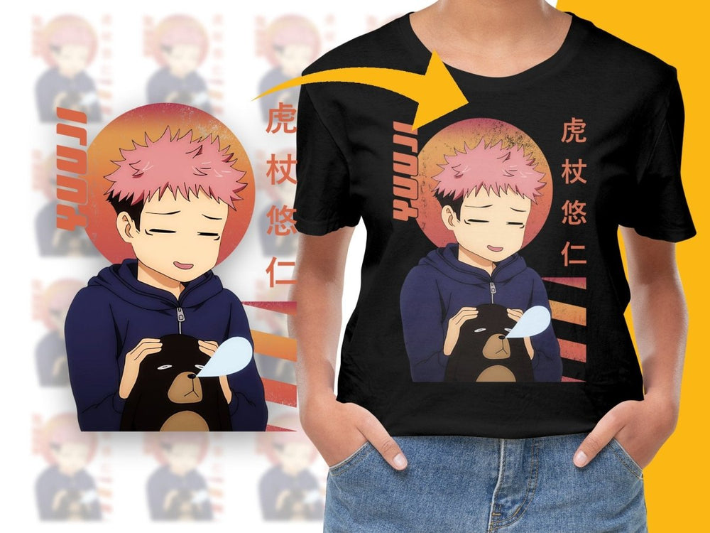 Jujutsu Kaisen Itadori Character PNG Digital Download - Teepew