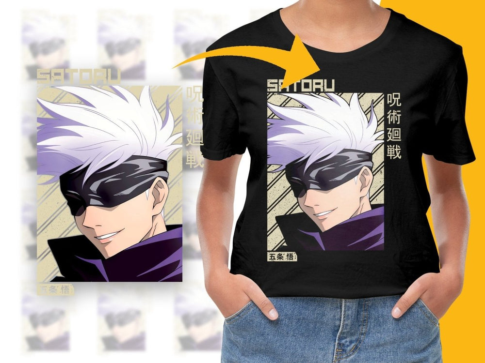 Jujutsu Kaisen Satoru Gojo Anime Character PNG Digital - Teepew
