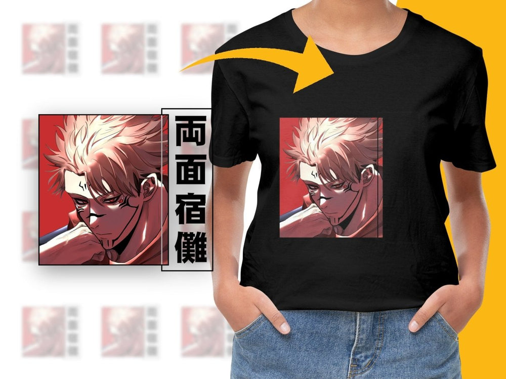 Jujutsu Kaisen Sukuna Anime Character PNG Digital - Teepew