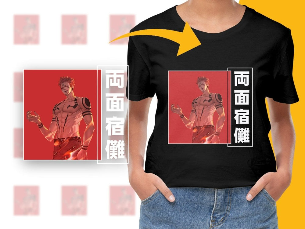 Jujutsu Kaisen Sukuna Anime Character PNG Digital - Teepew
