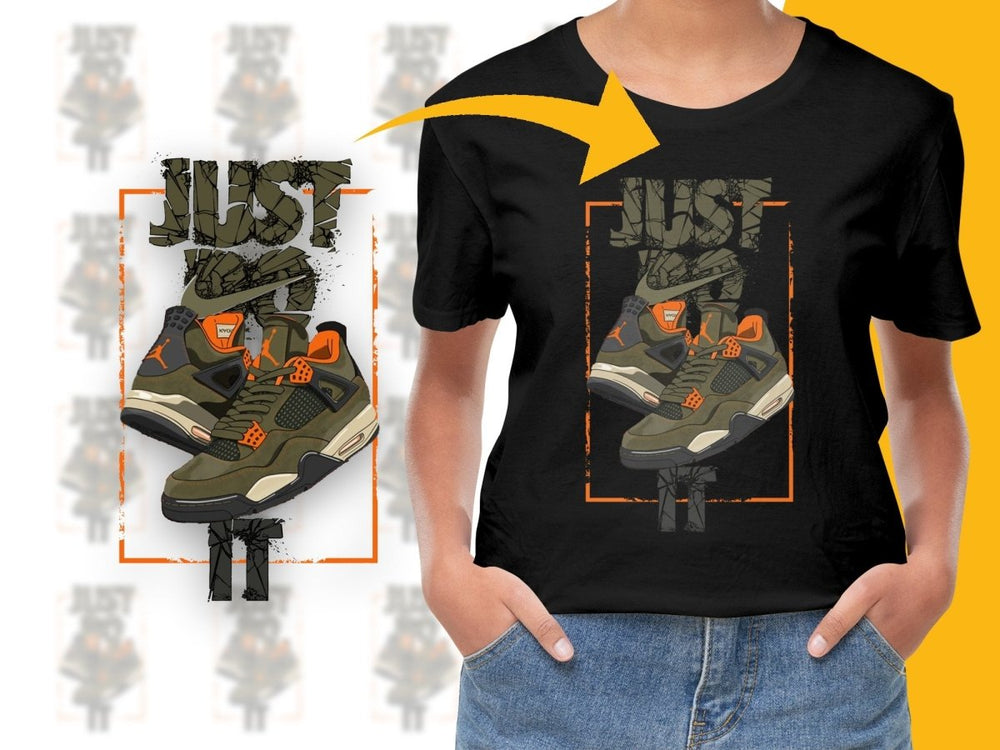 Just Do It Sneaker Graphic Design PNG File - Teepew