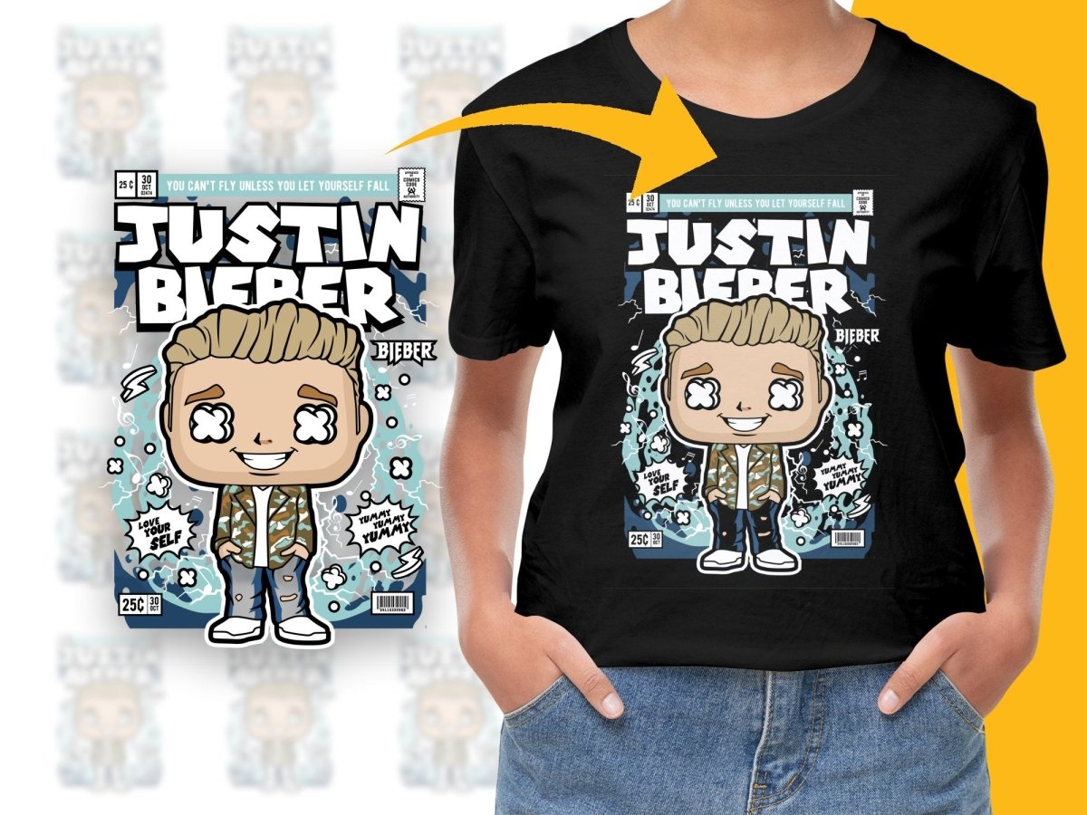 Justin Bieber Popculture PNG File - Teepew