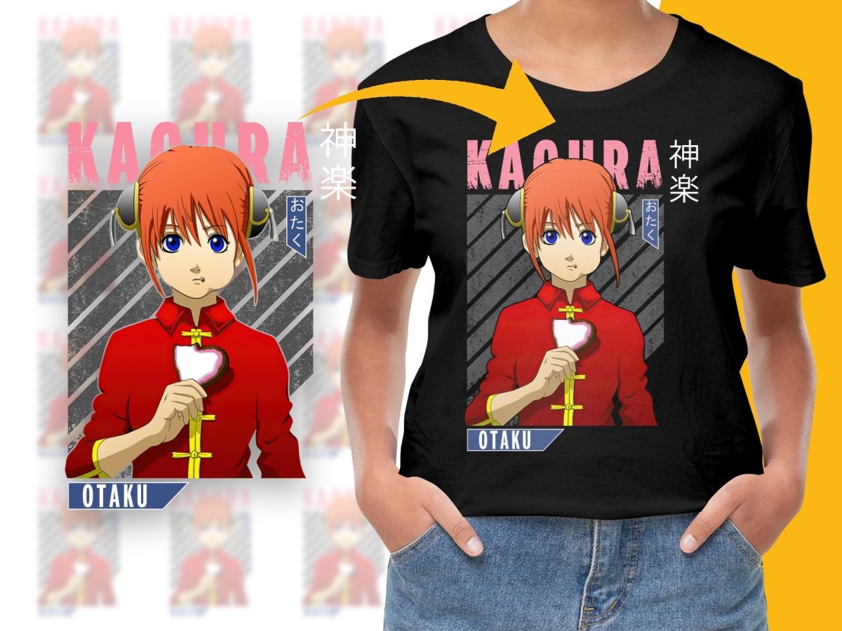 Kagura Anime Character Illustration PNG Digital - Teepew