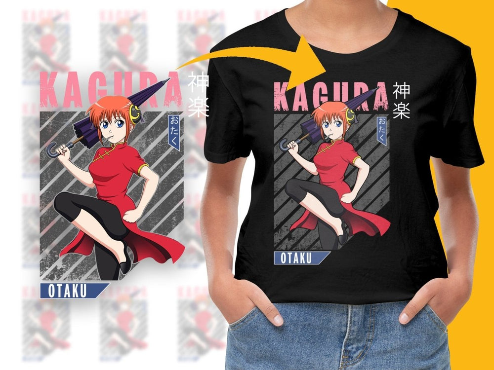 Kagura Digital Download Anime Character Art - Teepew