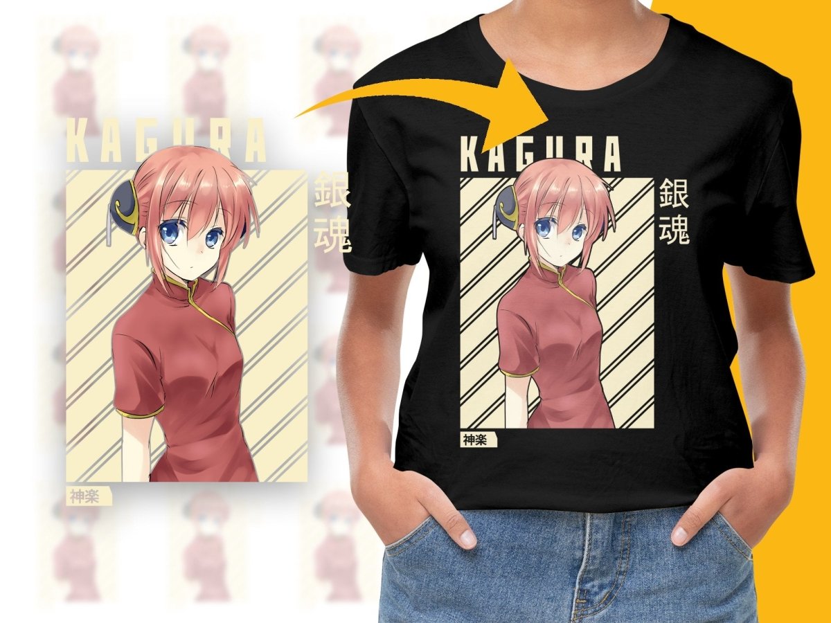 Kagura from Gintama Anime Character PNG Digital - Teepew