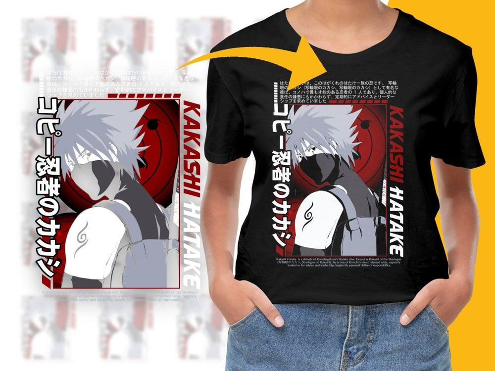 Kakashi Copy Ninja Anime Graphic PNG File - Teepew