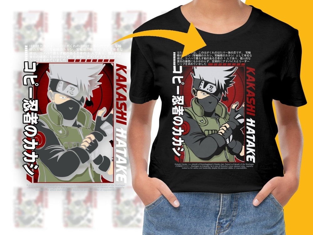 Kakashi Hatake Ninja Anime Graphic PNG File - Teepew