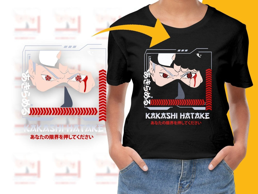 Kakashi Hatake Ninja Anime Themed Unisex Graphic PNG File - Teepew