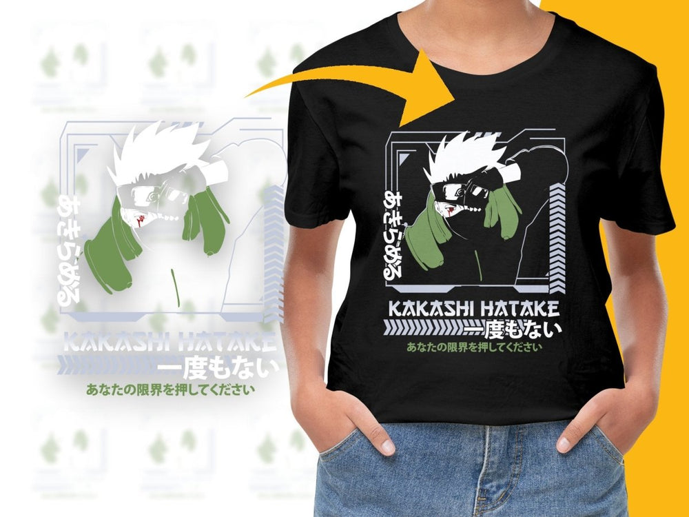 Kakashi Hatake Stylish Anime Graphic PNG File - Teepew
