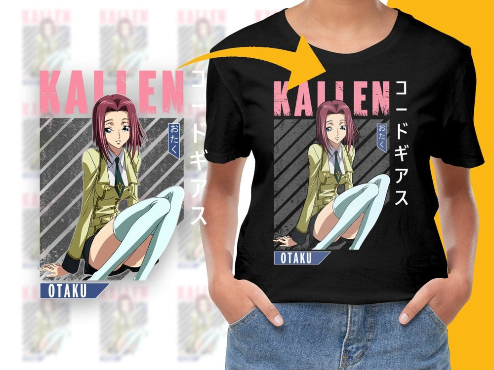 Kallen Anime Character Digital Art PNG Digital Download - Teepew