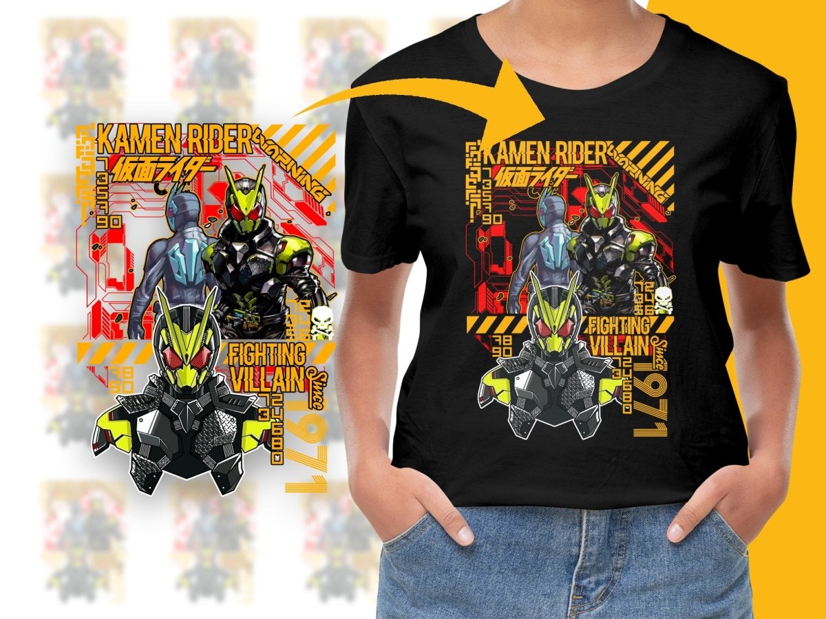 Kamen Rider Fighting Villain Since 1971 PNG File - Teepew