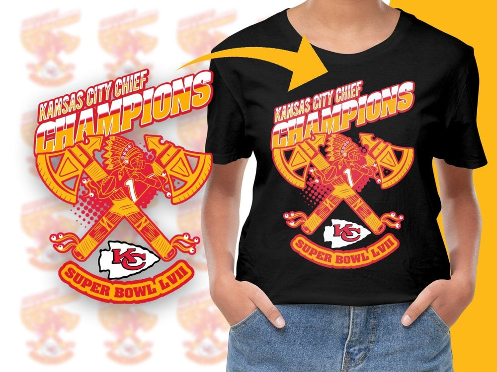Kansas City Chief Champions Super Bowl LVII PNG File - Teepew